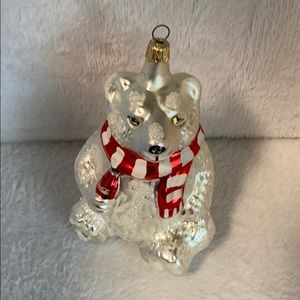 Coca Cola Bear Christmas Ornament